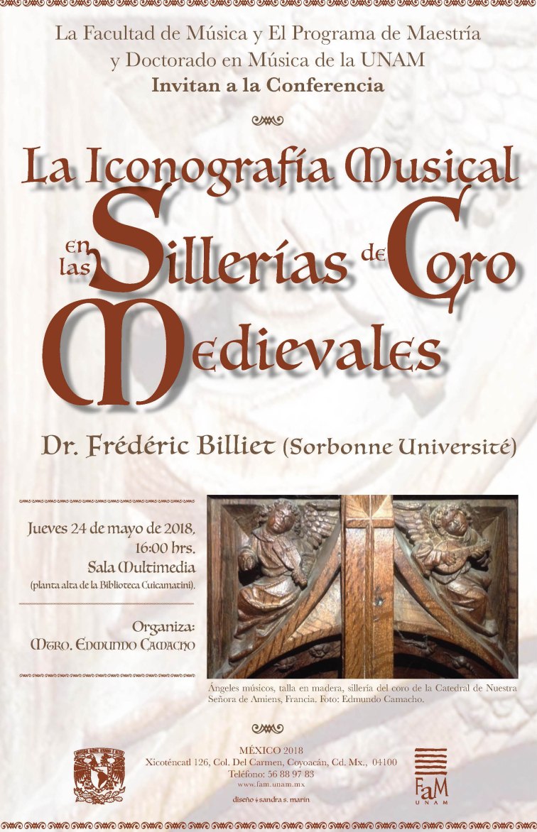 Cartel Conferencia Sillerías Medievales